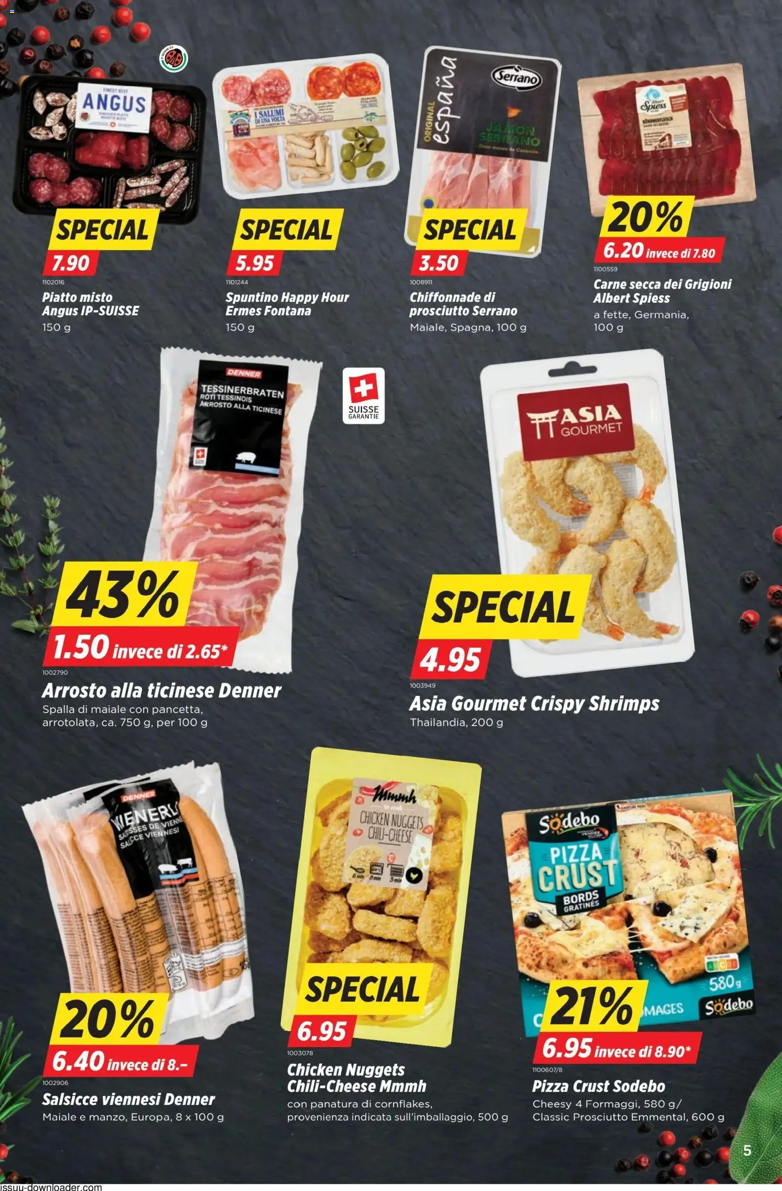 Denner Aktionen IT – gültig ab 28.10.2025 | Seite: 5 | Produkte: Pizza