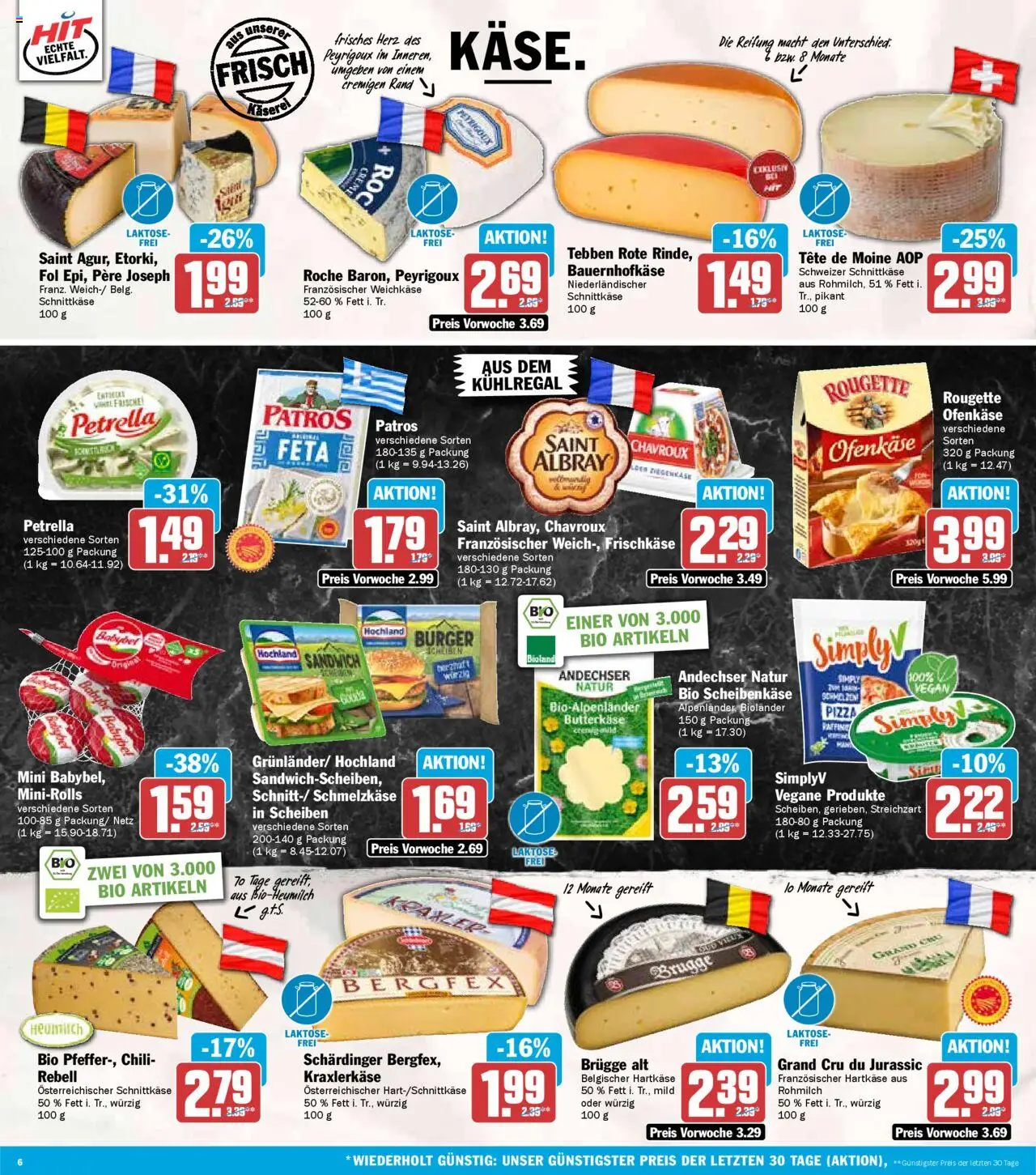 HIT - Berlin – gültig ab 06.10.2025 | Seite: 6 | Produkte: Patros, Creme, Chili, Babybel