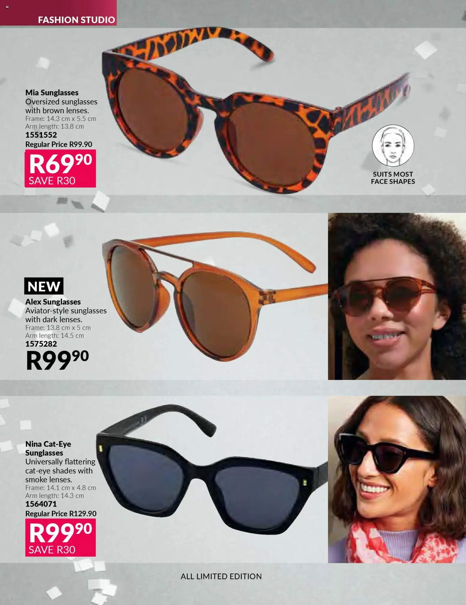 New Avon catalogue – valid from 01.12.2025 | Page: 152 | Products: Sunglasses, Frame