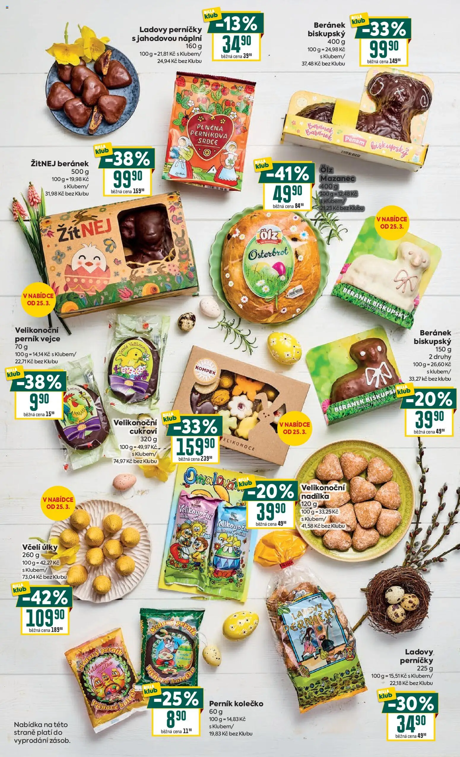 Billa leták - Velikonoce  od 18.03.2026 | Strana: 2 | Produkty: Vejce, Perník, Mazanec, Perníčky