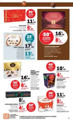Super U - Prévisualisation de Super U catalogue valide à partir de 09.12.2025 | Page: 21 | Produits: Raffaello, Lait, Lindt