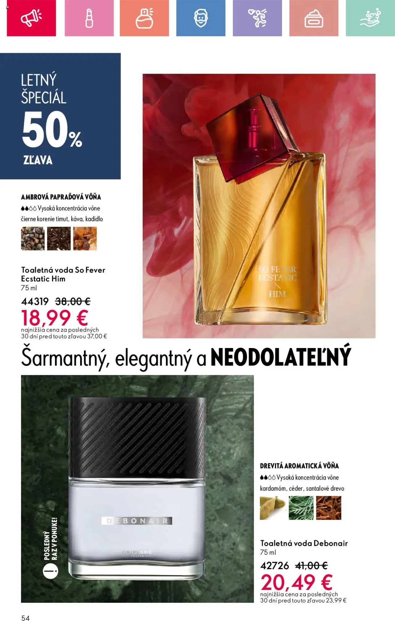 Katalóg Oriflame 9 2025 │ platný od 15.06.2025 | Strana: 54 | Produkty: Čierne korenie, Toaletná voda, Korenie, Voda