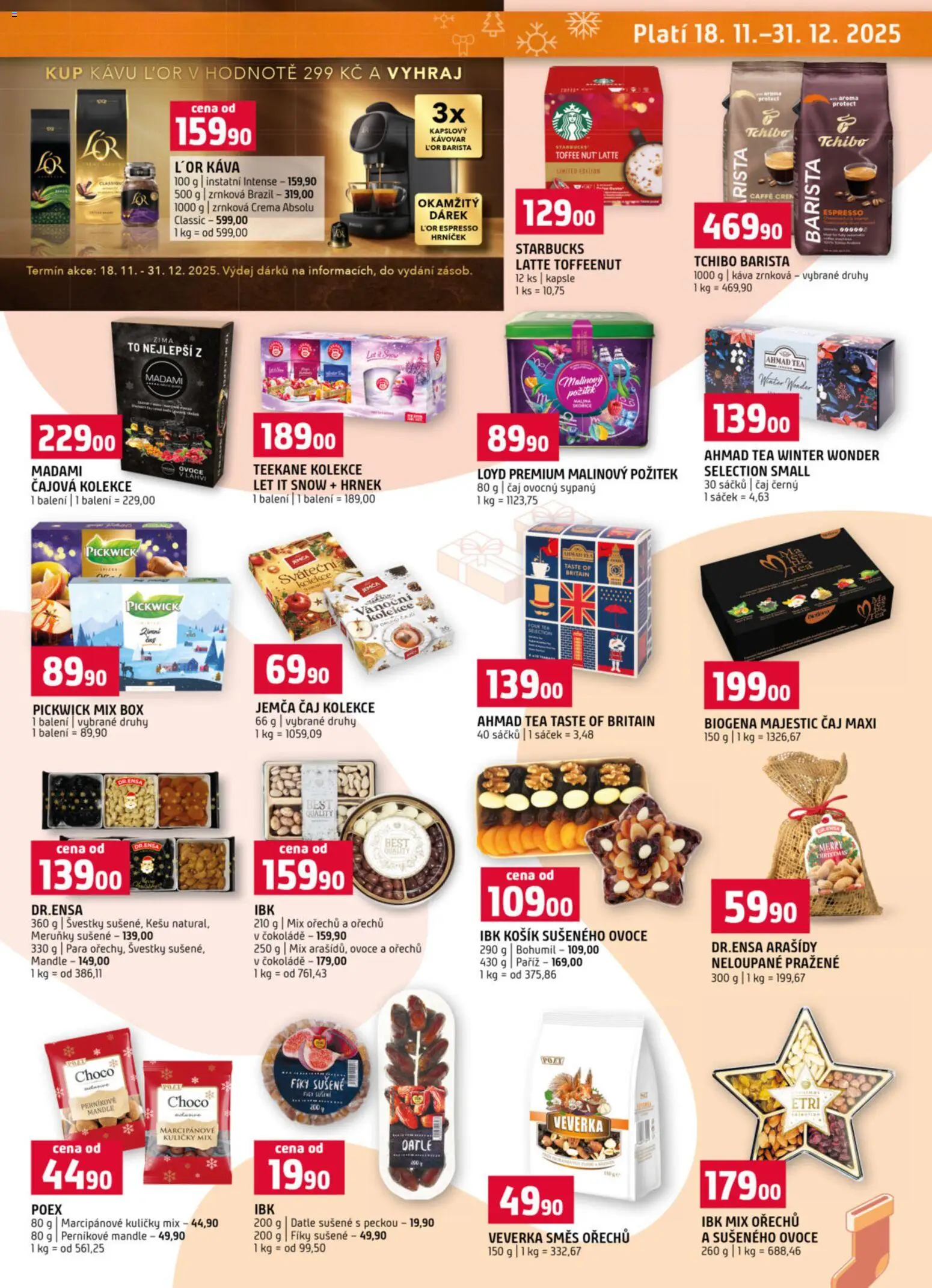 Terno leták - Český Krumlov od 26.11.2025 | Strana: 21 | Produkty: Box, Švestky, Arašídy, Směs ořechů