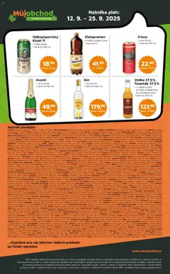 Můj obchod leták - Brand od 12.09.2025 | Strana: 4 | Produkty: Vodka, Písek, Nálepky, Potraviny