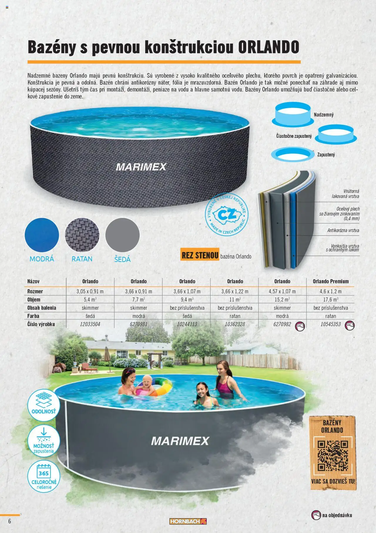 Hornbach bazény │ platný od 22.07.2025 | Strana: 6 | Produkty: Bazény, Bazén