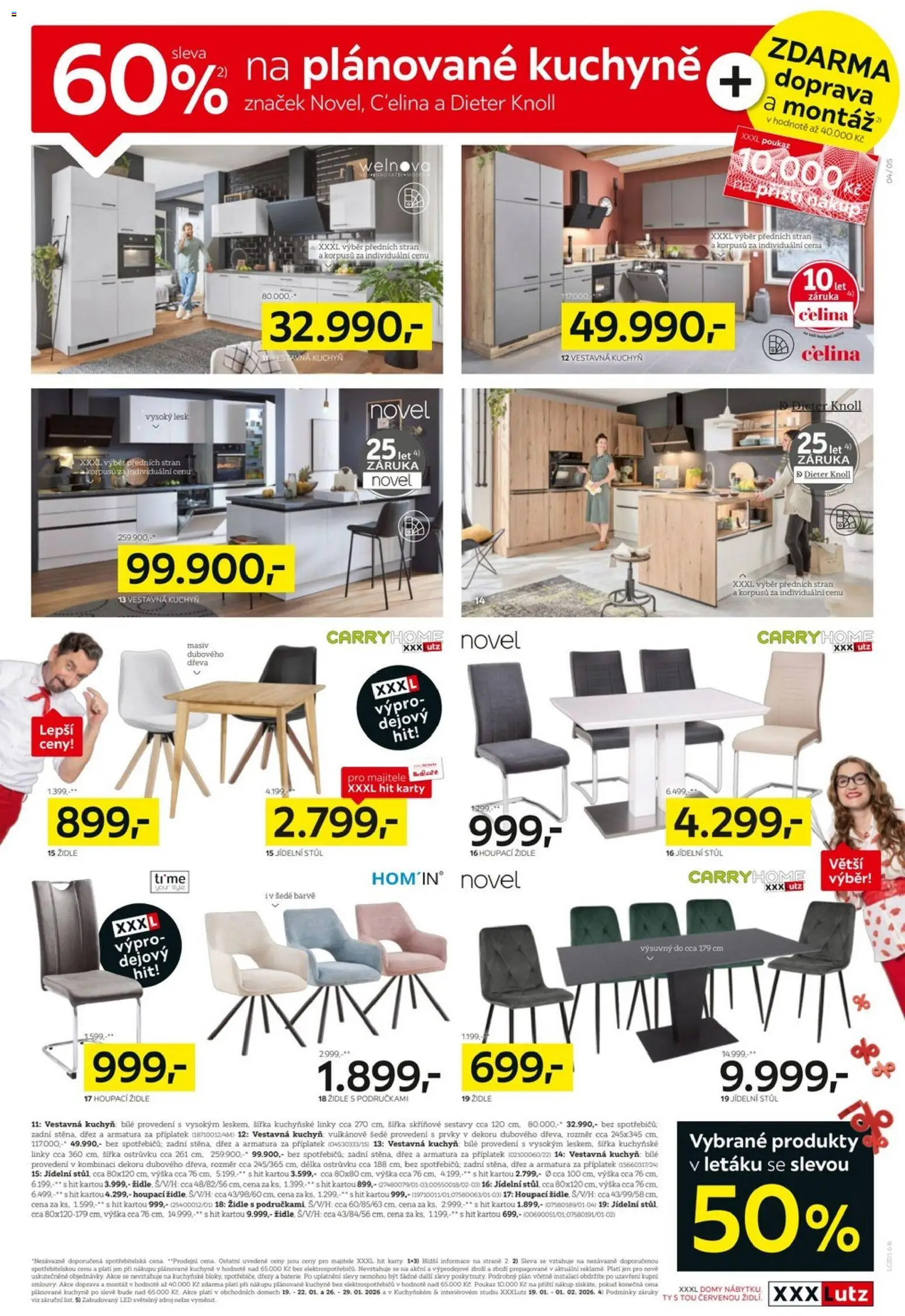 XXXLutz leták od 19.01.2026 | Strana: 5 | Produkty: Dřez, Stůl, Židle, Kuchyně