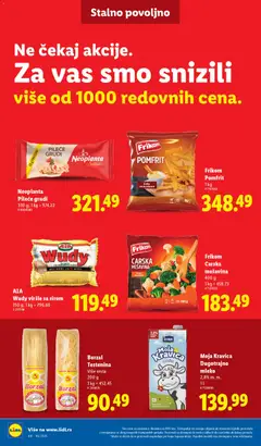 Moja Kravica Dugotrajno mleko, Dugotrajno mleko, 2,8% m. m., 1 l - pregled Lidl kataloga - važi od 13.11.2025 | Strana: 28