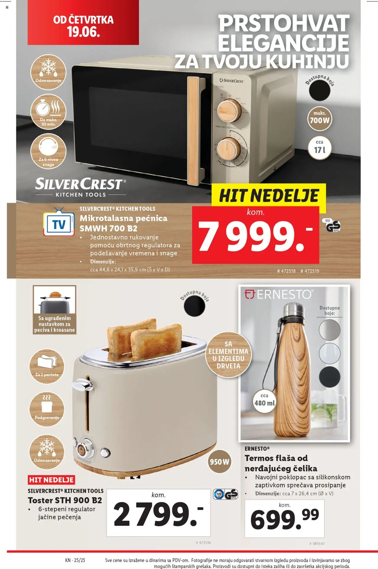 Lidl katalog - važi od 19.06.2025 | Strana: 2 | Proizvode: Silvercrest, Toster, Termos, Mikrotalasna pećnica