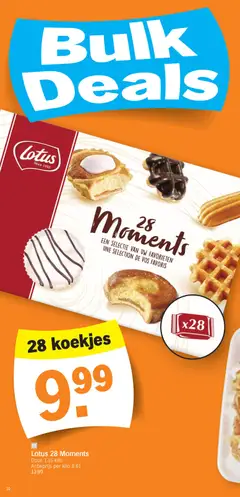 Lotus 28 Moments, Doos 1.16 kilo - Voorbeeld van een folder van Albert Heijn, geldig van 08.12.2025 | Pagina: 10 | Producten: Koekjes