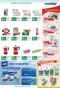 Anteprima del volantino Volantino Proshop	 valido a partire dal 18.12.2025 | Pagina: 5 | Prodotti: Spugna, Tè, Guanti, Asciugatutto