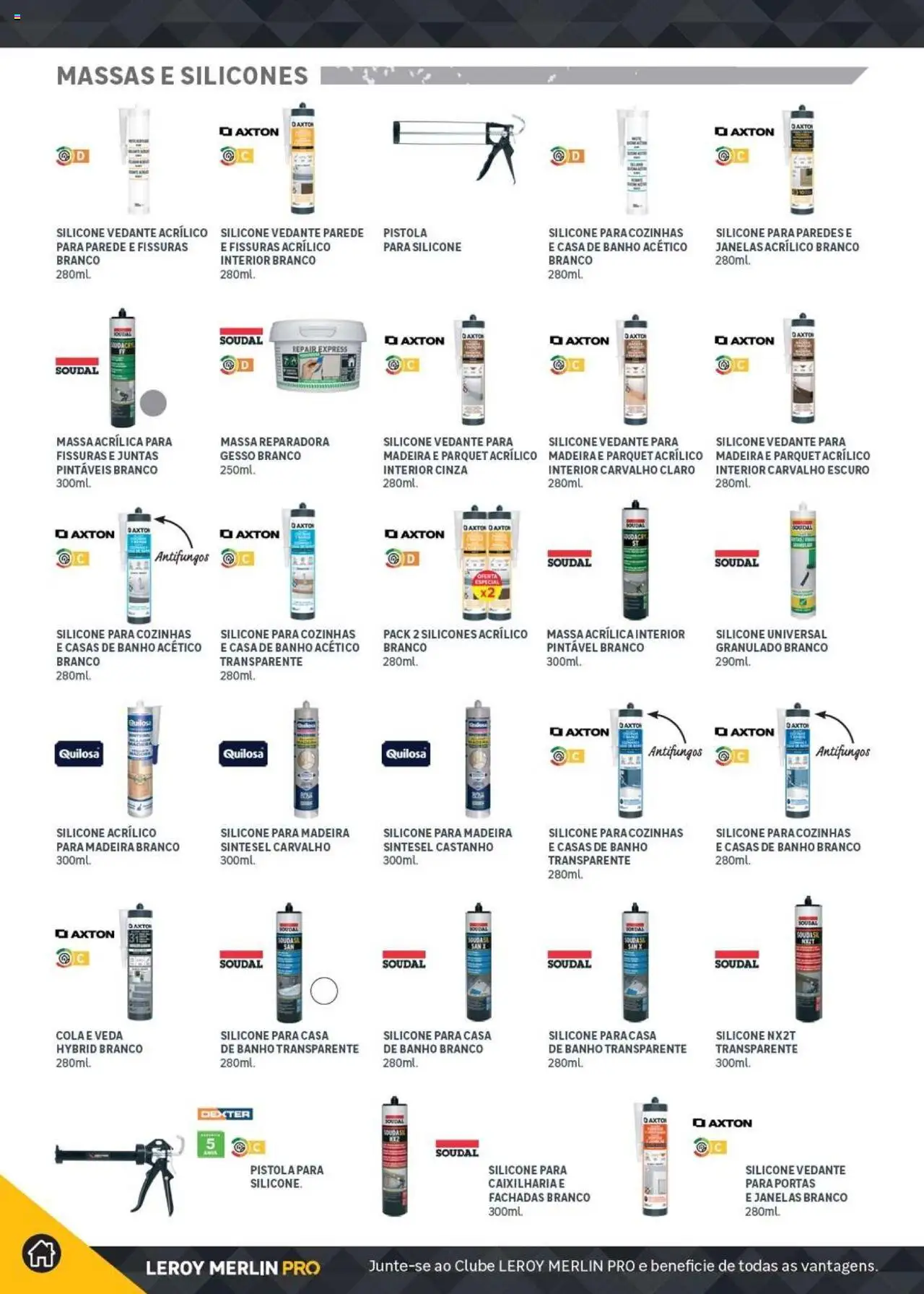 Leroy Merlin Catálogo │ válido de 18.11.2024 | Página: 318 | Produtos: Portas, Casa de banho, Banho, Massa