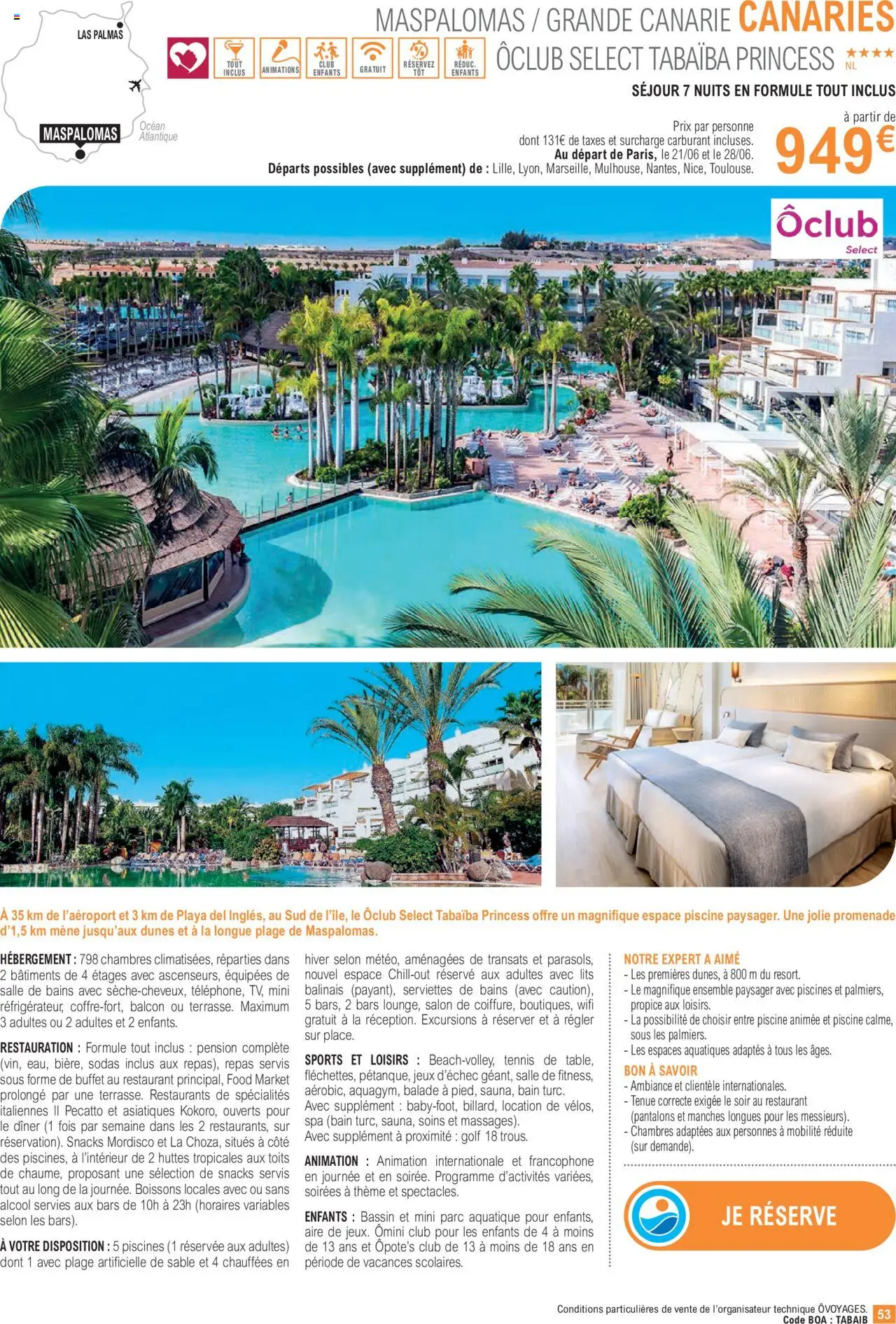  | Page: 53 | Produits: Sodas, Alcool, Buffet, Jeux