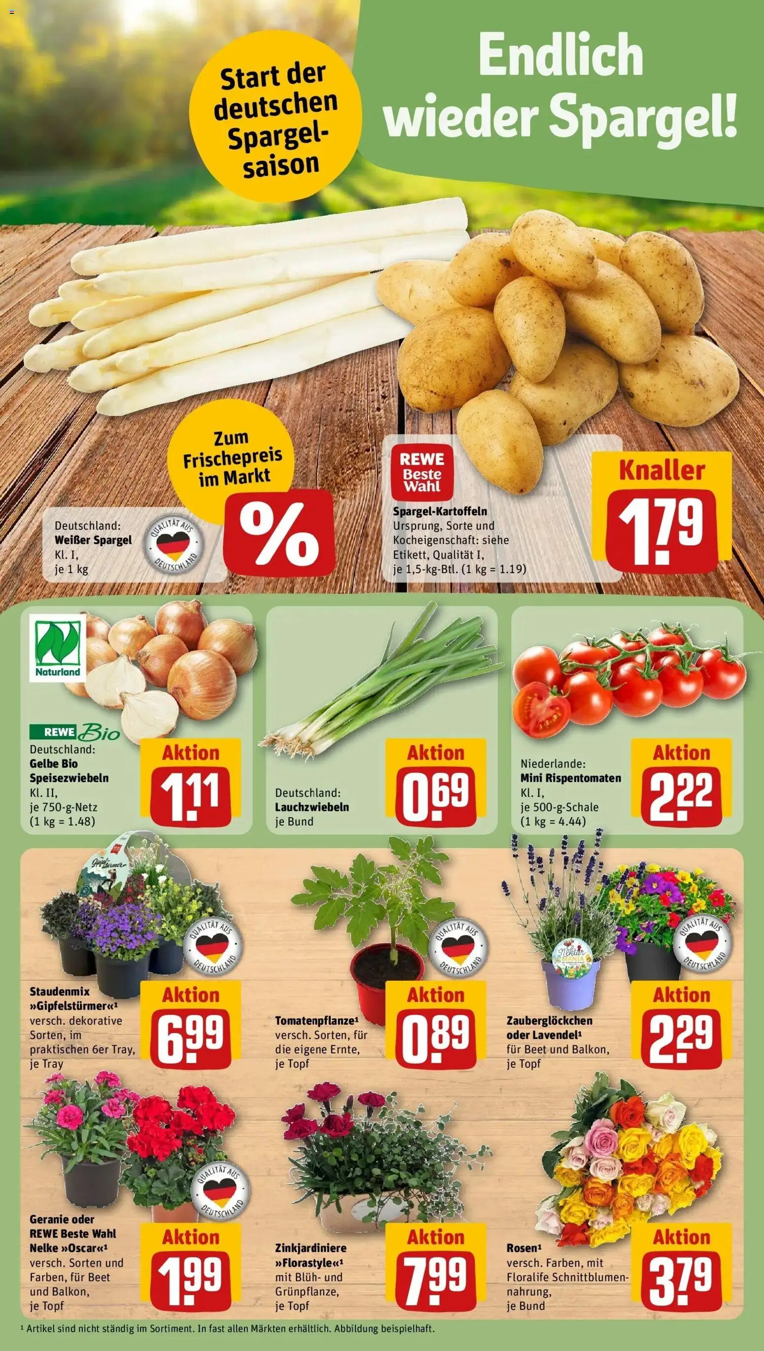 Rewe Prospekt Rommerskirchen	 – gültig ab 12.04.2026 | Seite: 5 | Produkte: Spargel