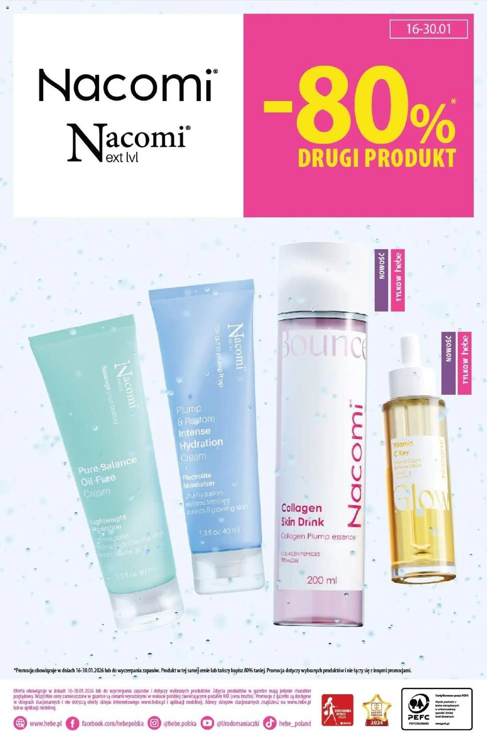 Hebe Gazetka od 16.01.2026 | Strona: 22 | Produkty: Drogeria