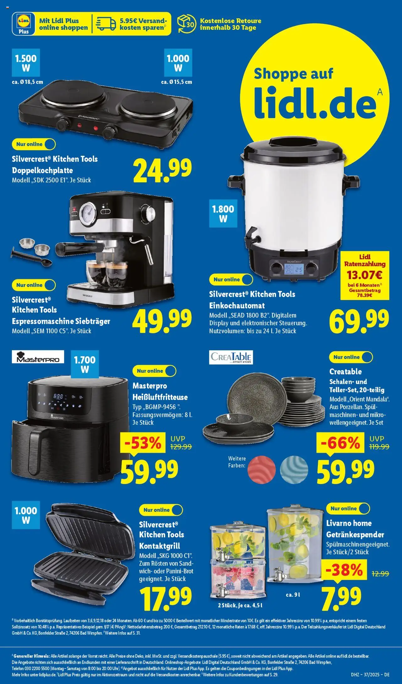 Lidl Prospekt Holzminden	 - gültig ab dem 08.09.2025 | Seite: 15 | Produkte: Bad, Heißluftfritteuse, Telefon
