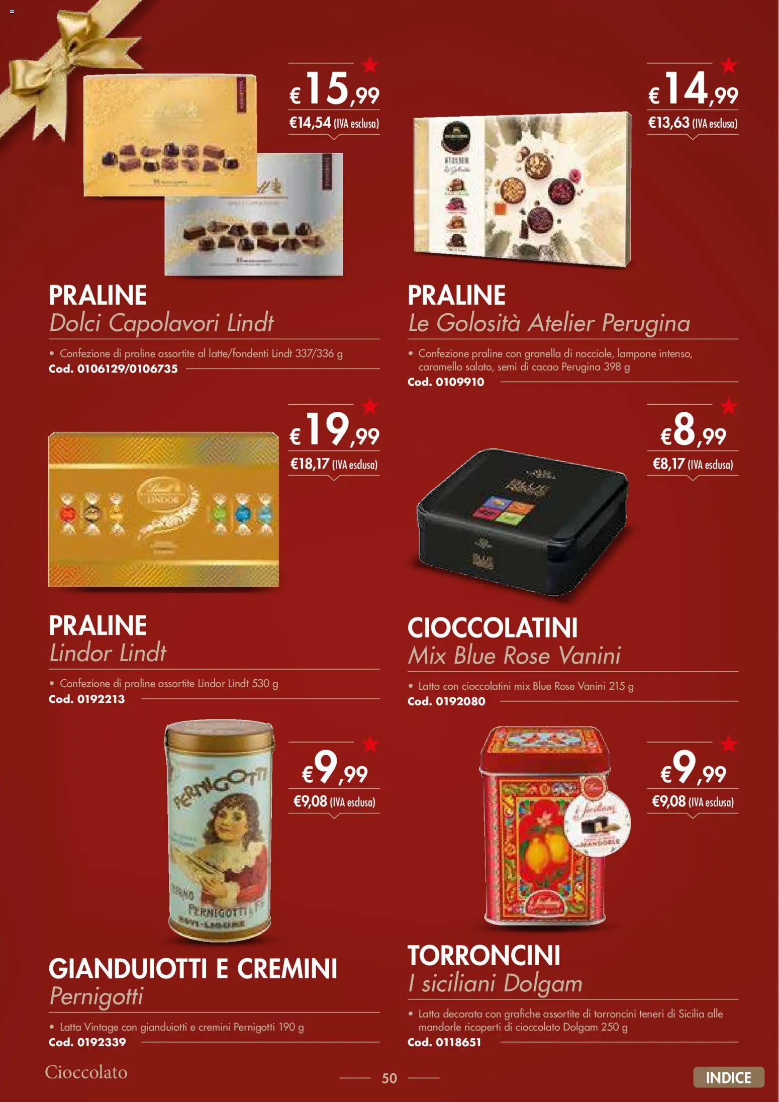 Volantino Italmark del 10.11.2025 | Pagina: 52 | Prodotti: Cioccolato, Mandorle, Lampone, Cacao