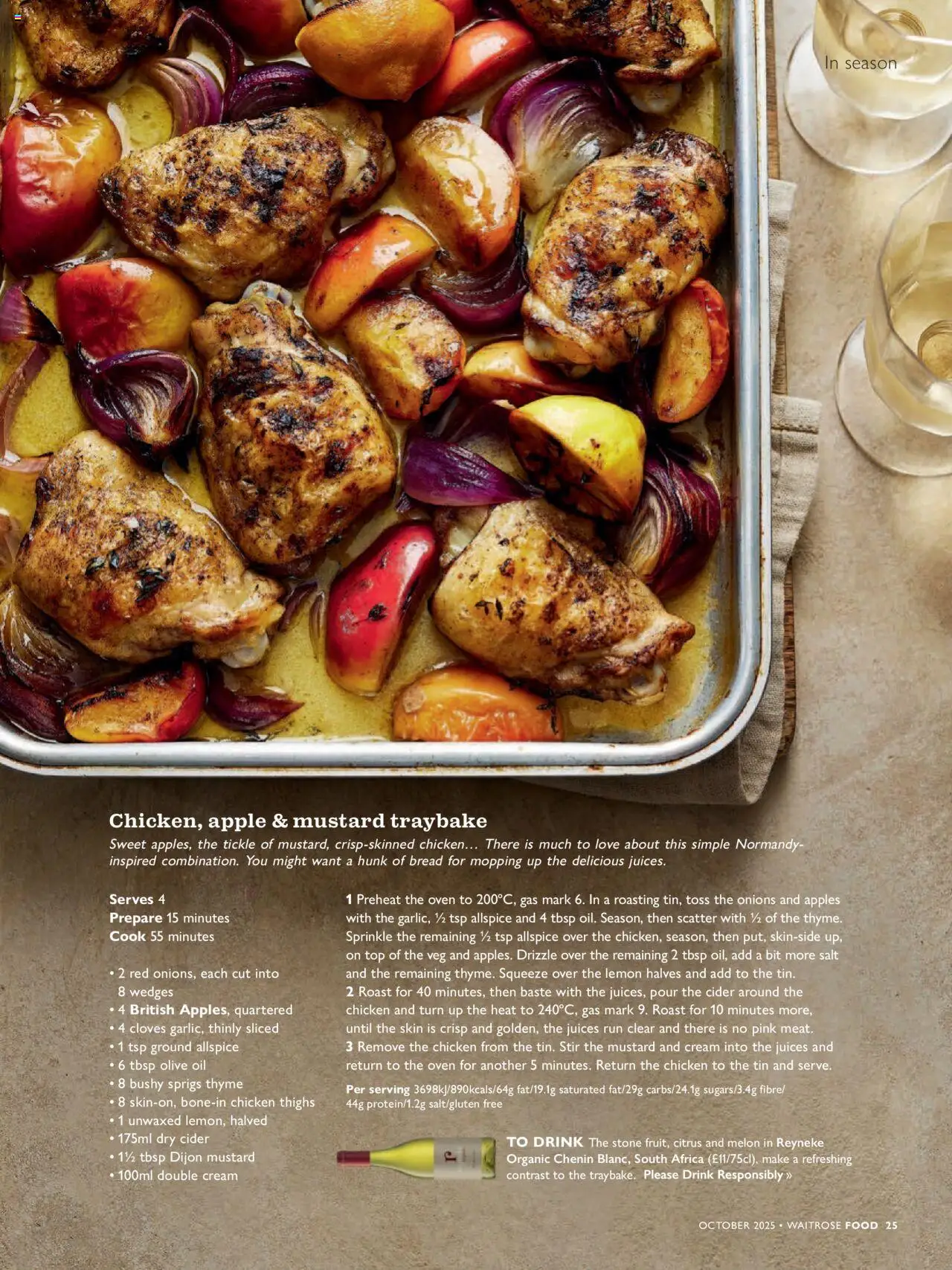  | Page: 25 | Products: Chicken, Apples, Cream, Lemon