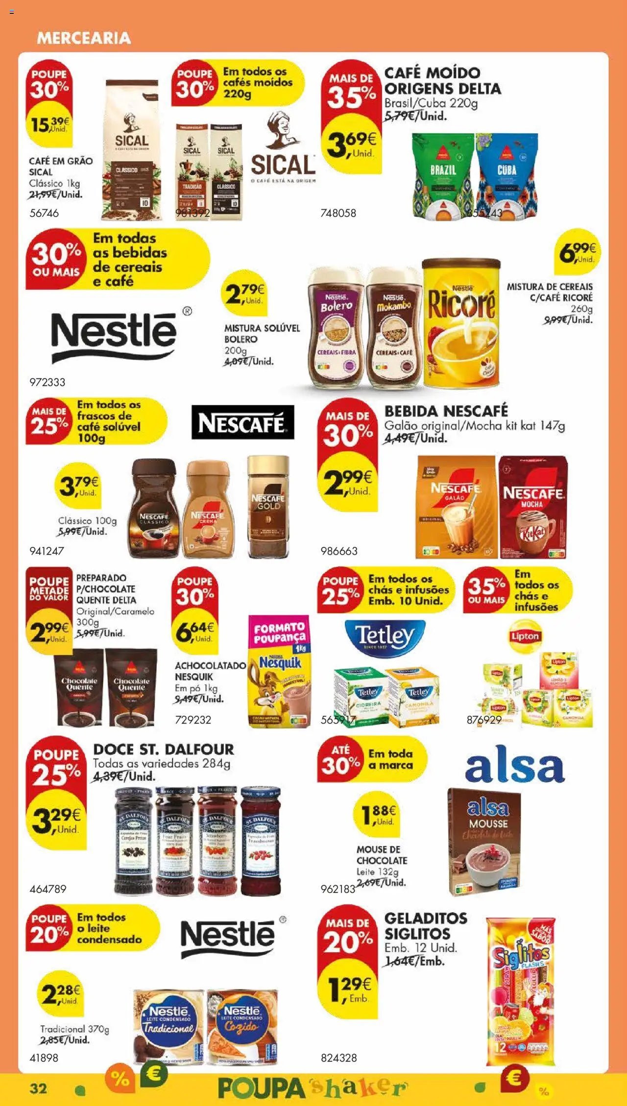 Pingo Doce folheto │ válido de 01.07.2025 | Página: 36 | Produtos: Mouse, Café solúvel, Chás, Nestlé