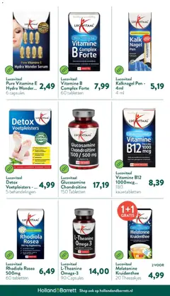 Holland & Barrett folder - Voorbeeld van een folder van Holland & Barrett, geldig van 16.03.2026 | Pagina: 17 | Producten: Pen, Káposztalevél, Tablet