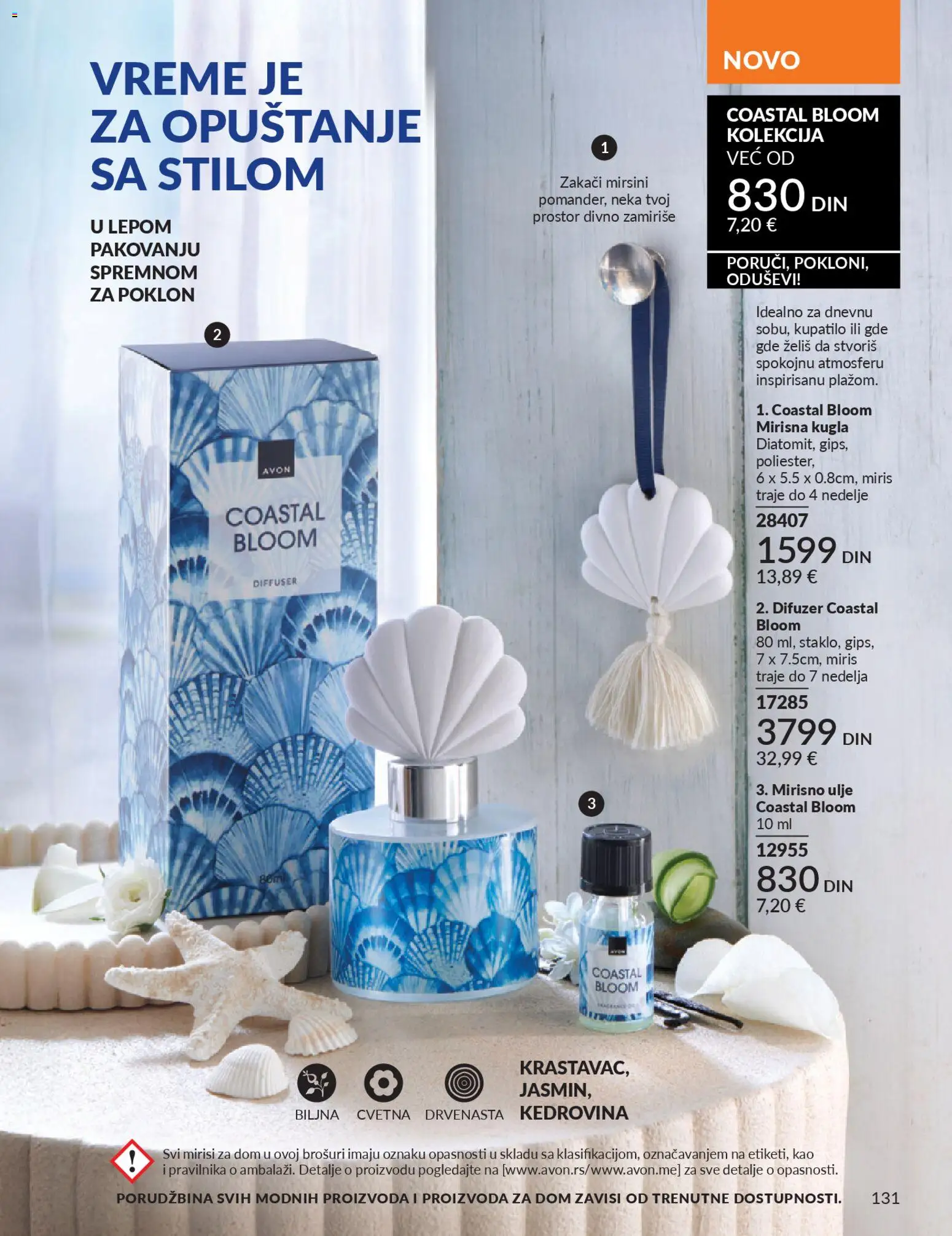 AVON katalog - važi od 28.02.2026 | Strana: 135 | Proizvode: Miris, Kupatilo, Ulje, Difuzer