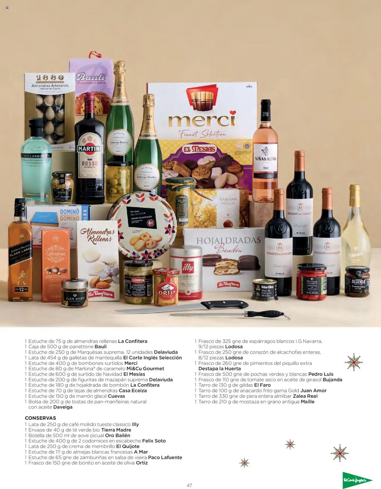 El Corte Inglés ofertas │ válido desde el 06.10.2025 | Página: 47 | Productos: Crema, Aceite de oliva, Bolsa, Caja