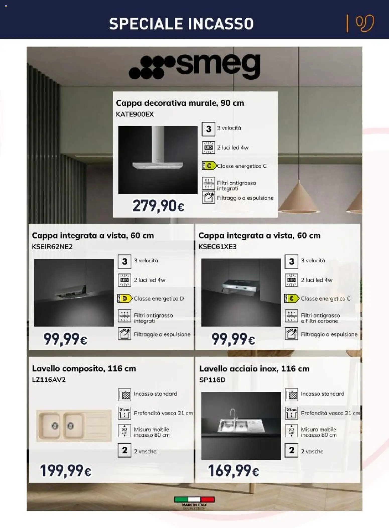 Volantino Unieuro del 16.01.2026 | Pagina: 17 | Prodotti: Mobile, Lavello