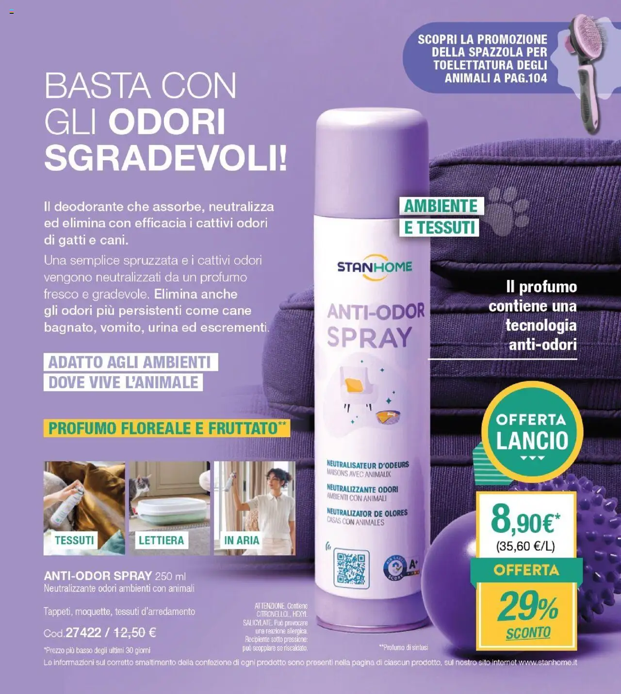 Volantino Stanhome del 09.09.2025 | Pagina: 108 | Prodotti: Spazzola, Deodorante, Profumo