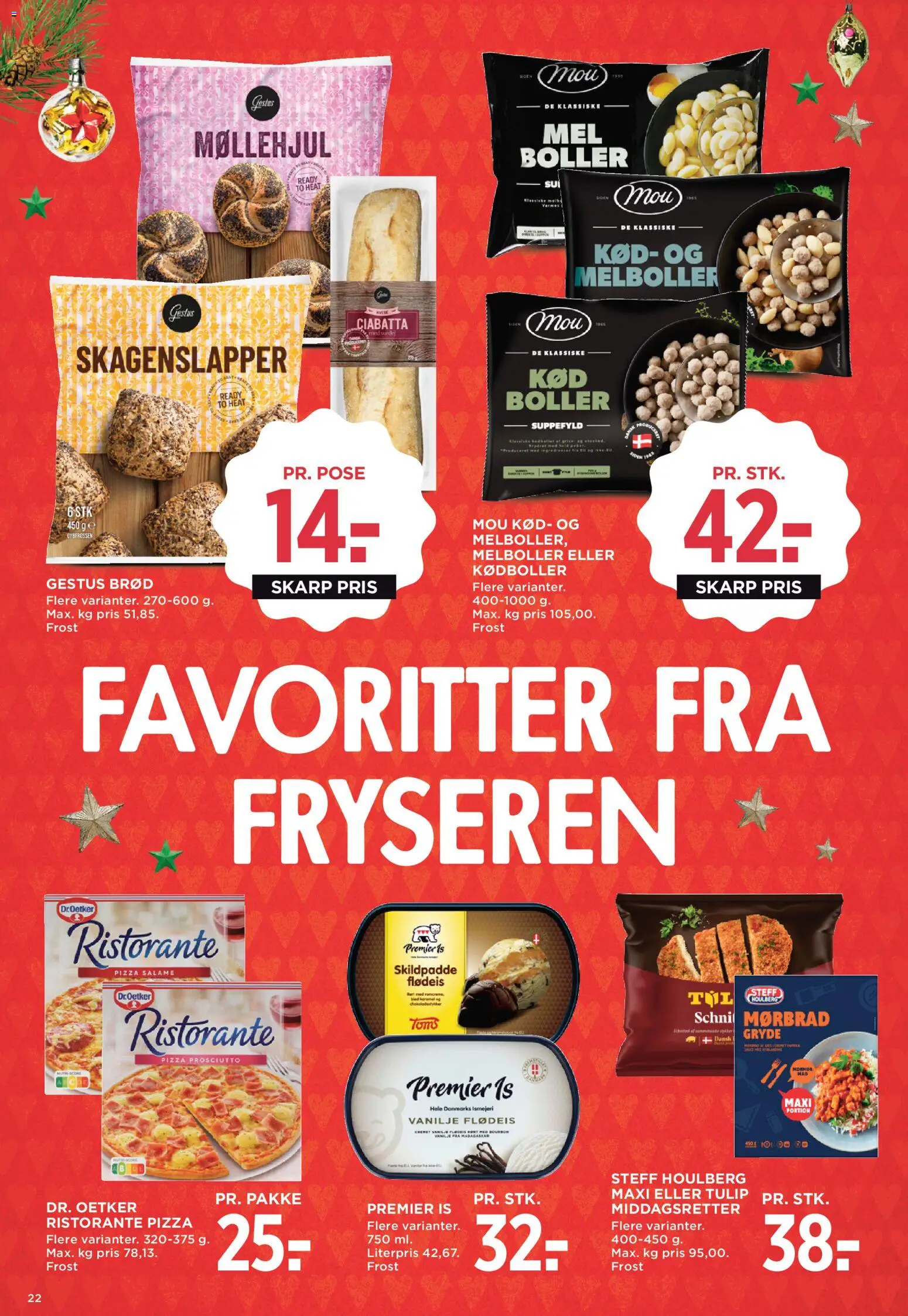 Meny tilbudsavis – gyldig fra 12.12.2025 | Side: 29 | Produkter: Brød, Fløde, Flødeis, Is