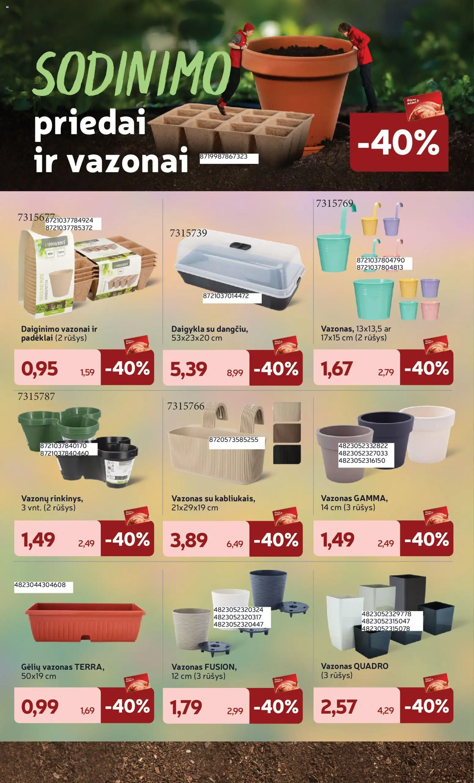 Rimi akcijos nuo 10.03.2026 | Puslapis: 38 | Prekių: Vazonas