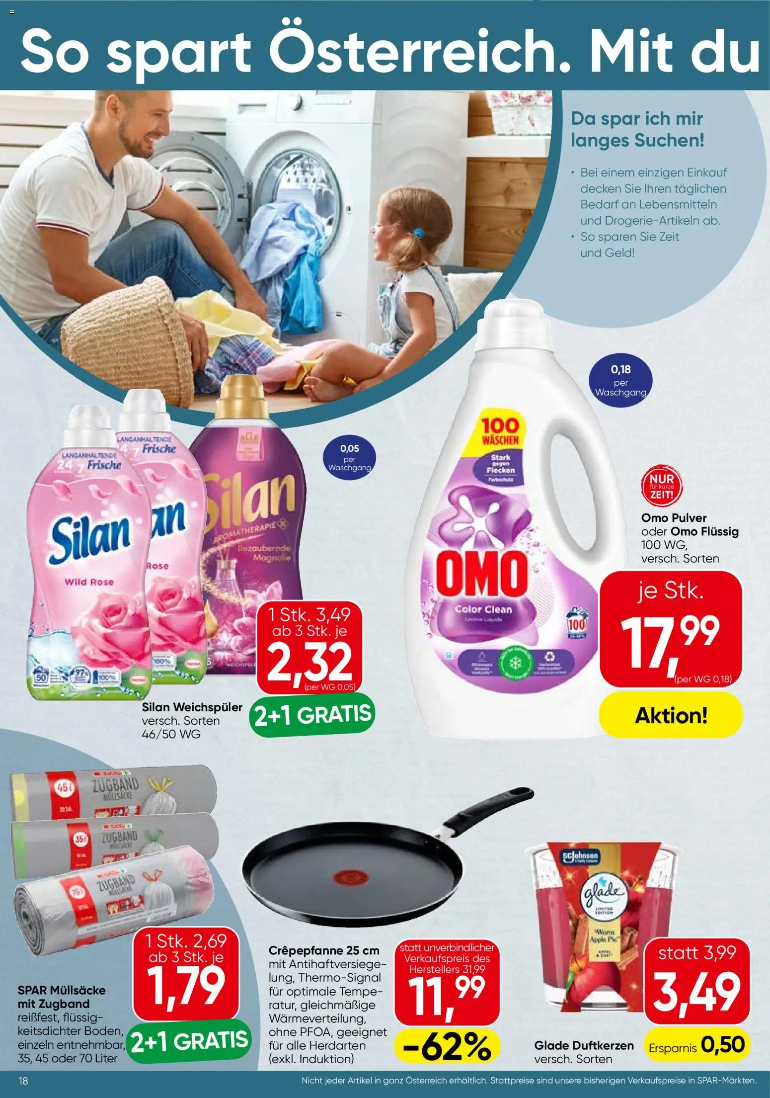 Spar Flugblatt - Wien gültig ab 20.11.2025 | Seite: 18 | Produkte: Apple, Weichspüler