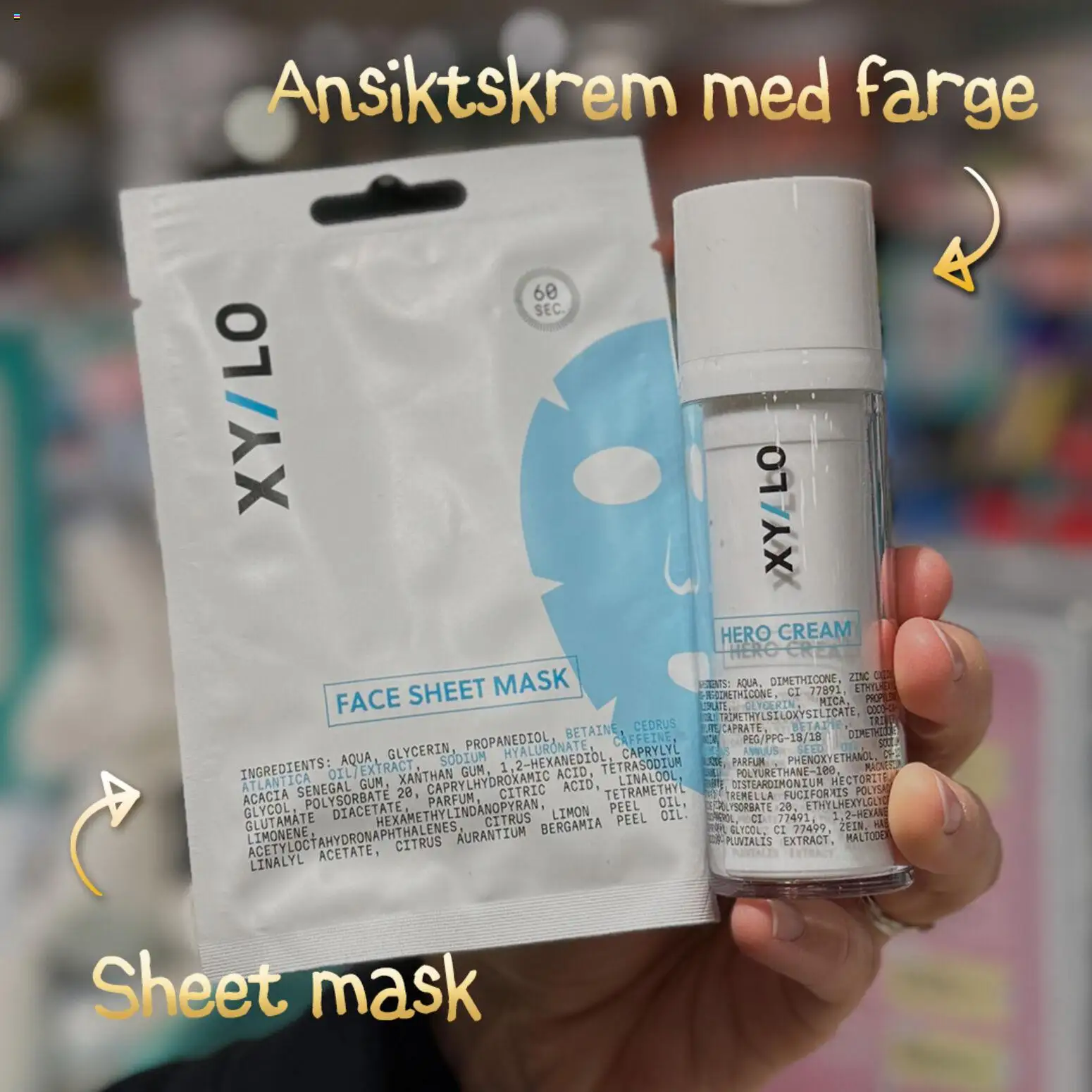 {H1} | Side: 5 | Produkter: Sheet Mask, Ansiktskrem