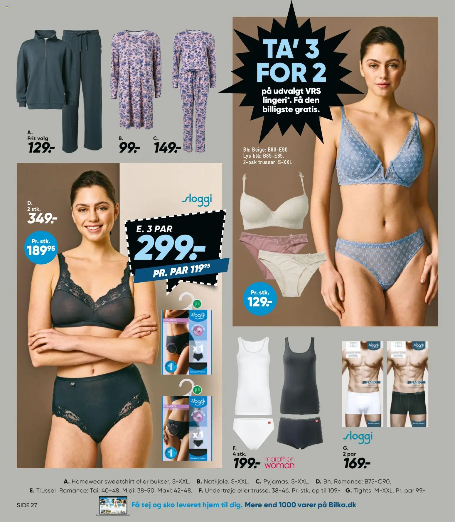 Bilka tilbudsavis – gyldig fra 13.02.2026 | Side: 41 | Produkter: Trusser, BH, Sko, Tøj