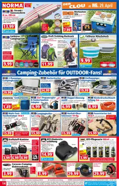Norma Prospekt 	 ab 27.04.2026 gültig | Seite: 14 | Produkte: Adapter, Bier, Duft, Wasser