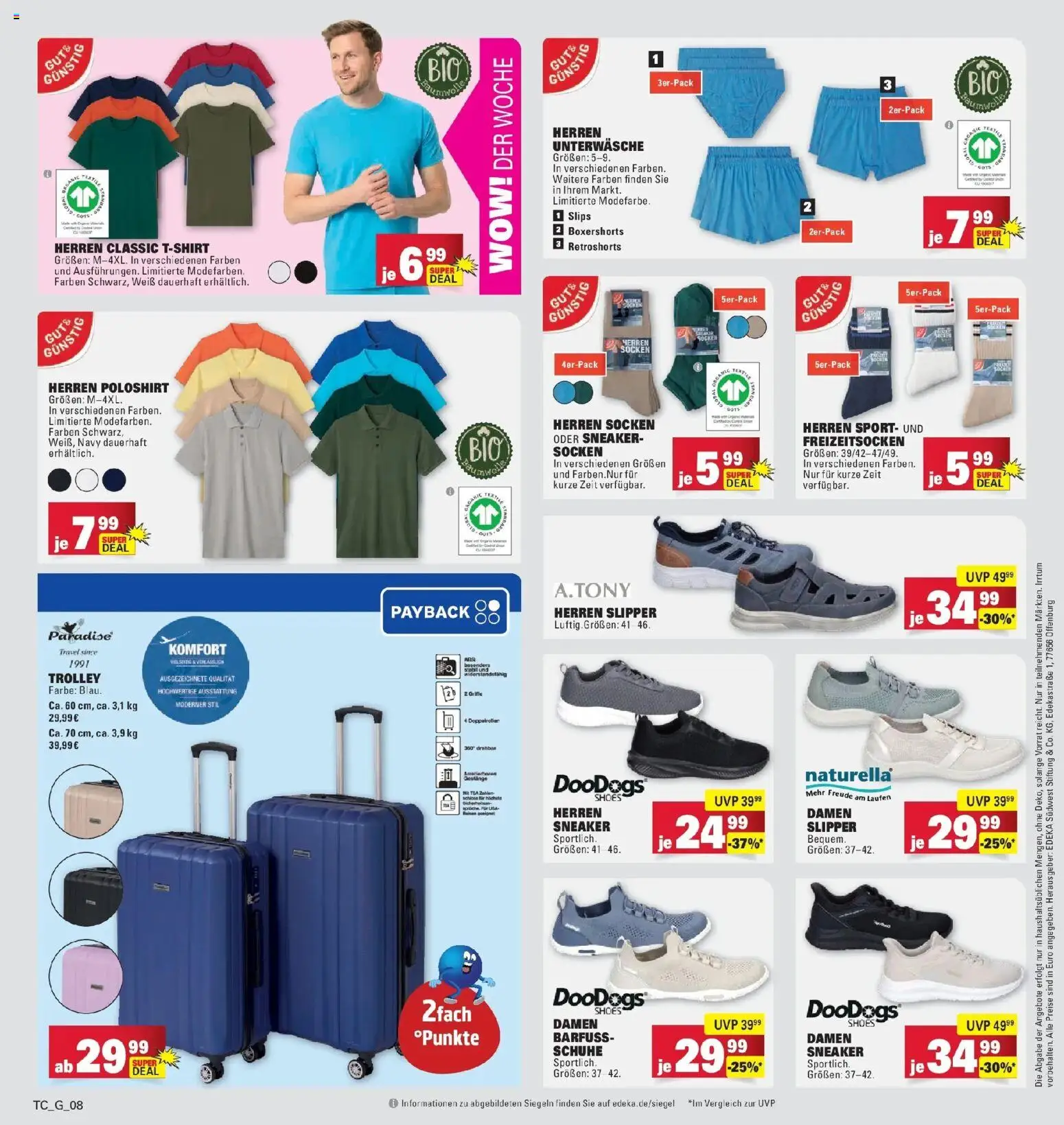 Edeka prospekt Göppingen	 – gültig ab 12.04.2026 | Seite: 36 | Produkte: Shirt, T-Shirt, Poloshirt, Socken