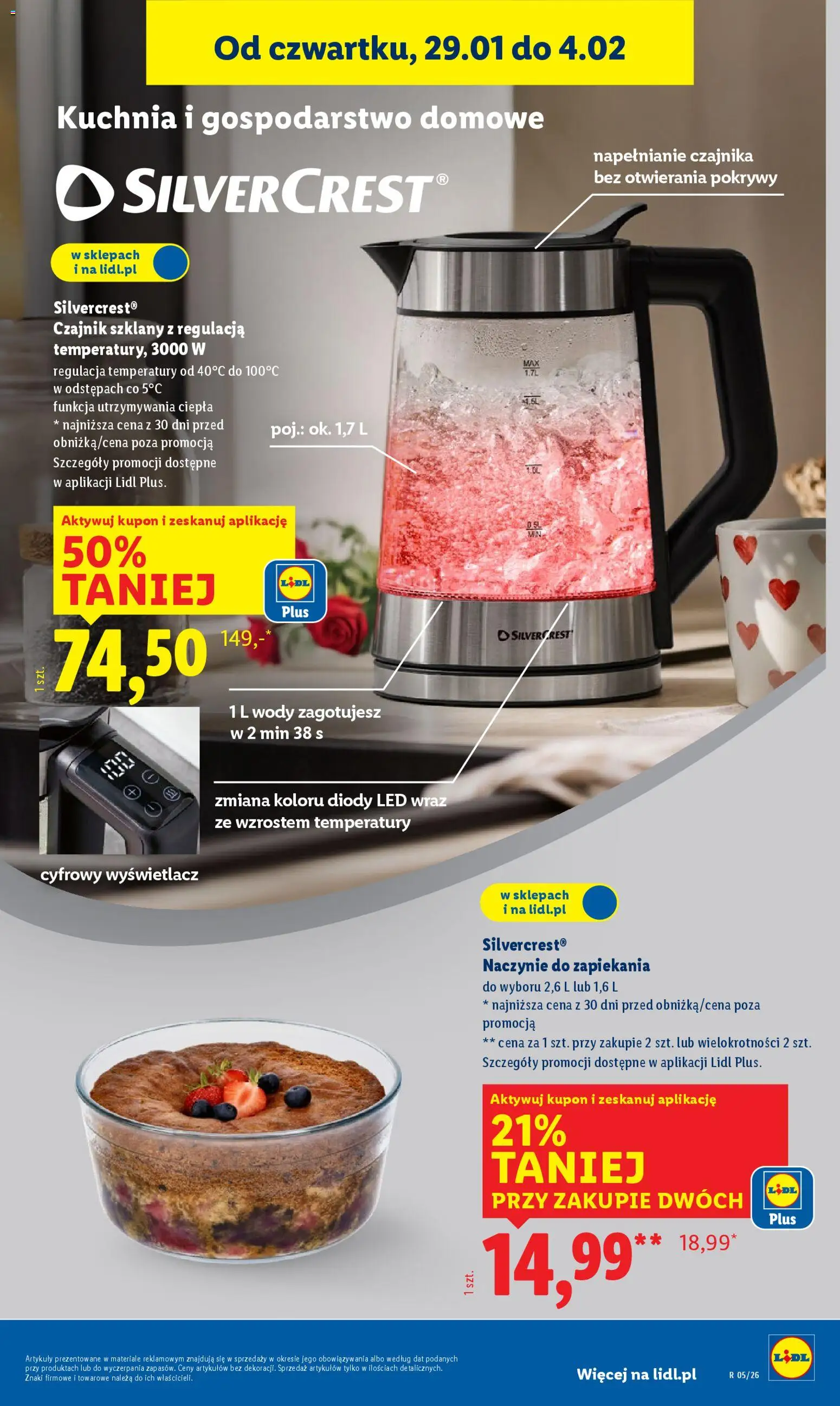 Lidl Katalog od 26.01.2026 | Strona: 25 | Produkty: Czajnik