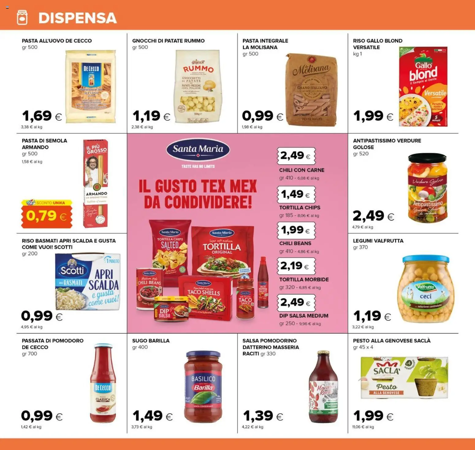 Volantino Oasi del 07.04.2026 | Pagina: 12 | Prodotti: Riso Basmati, Riso, Patate, Penne