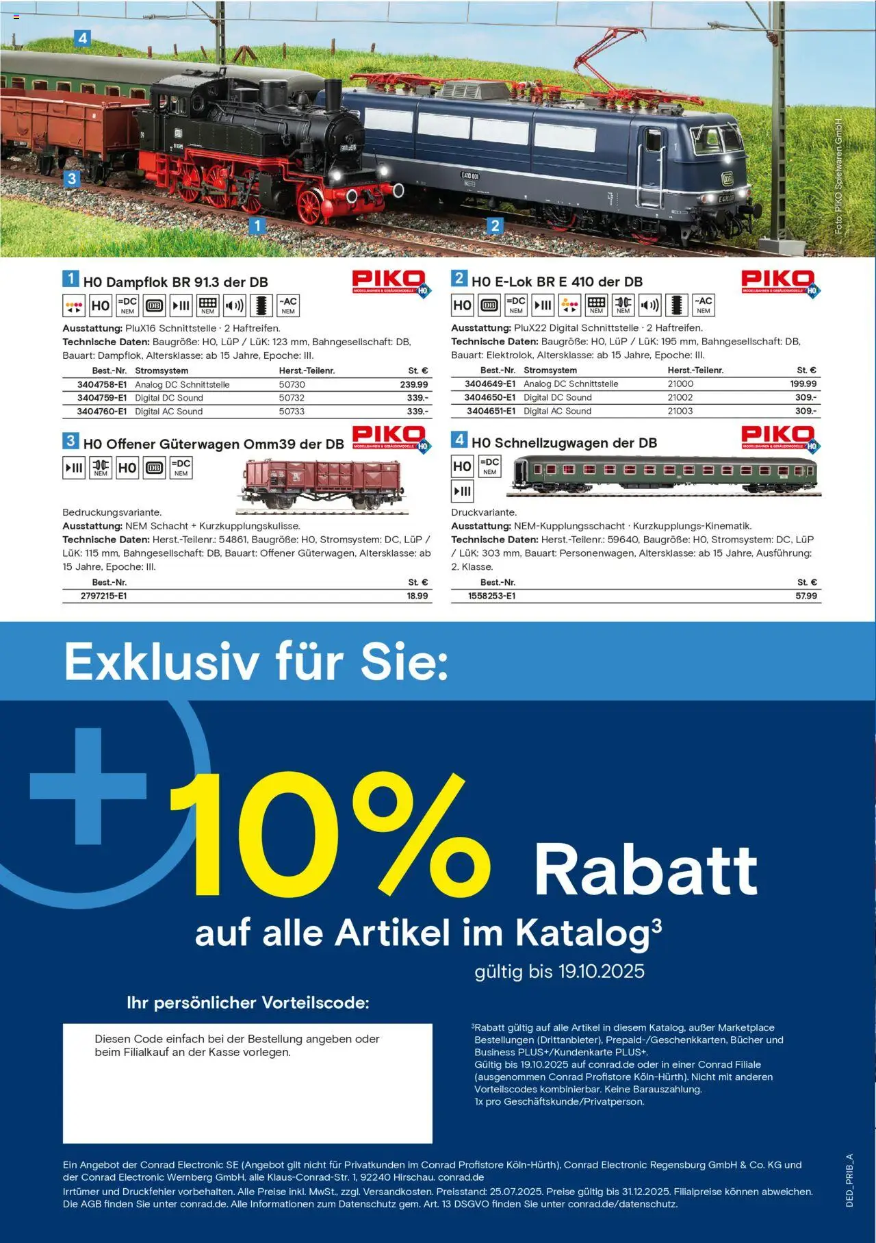 Conrad  Modellbahn Katalog – gültig ab 25.08.2025 | Seite: 102
