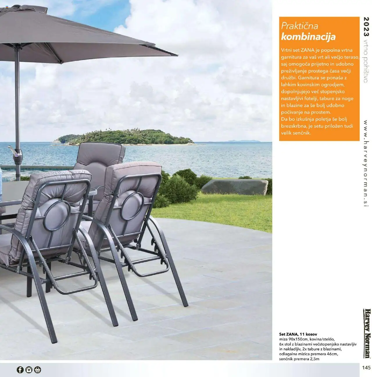 Harvey Norman - Katalog - Vrtno pohištvo │ velja od 01.03.2023 | Stran: 145