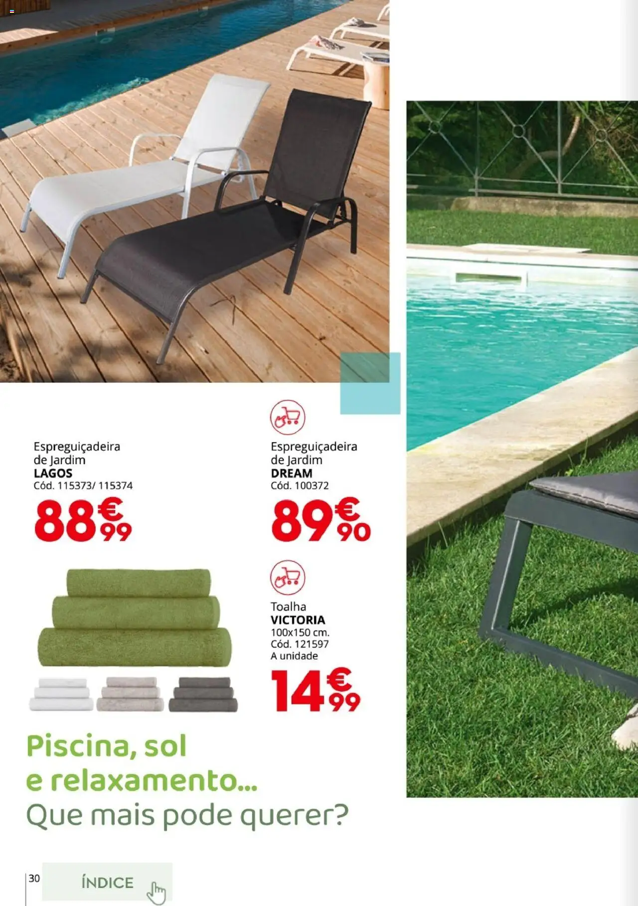 Conforama folheto │ válido de 20.03.2025 | Página: 30 | Produtos: Espreguiçadeira
