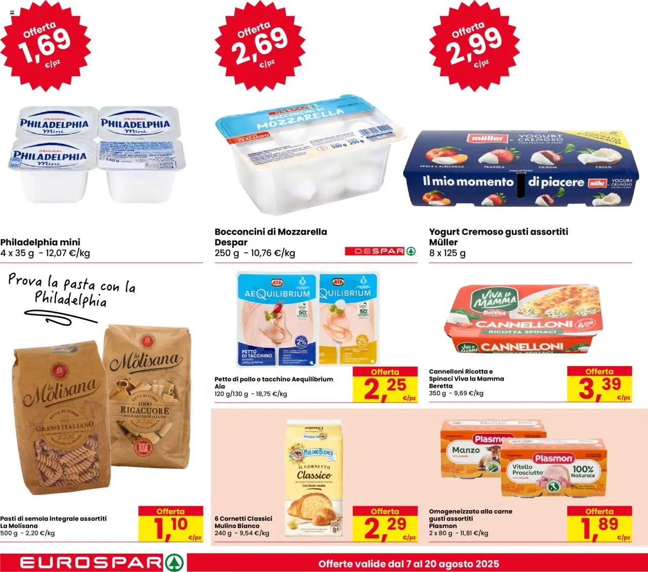 Volantino Despar del 07.08.2025 | Pagina: 14 | Prodotti: Pollo, Pesca, Cocco, Forno