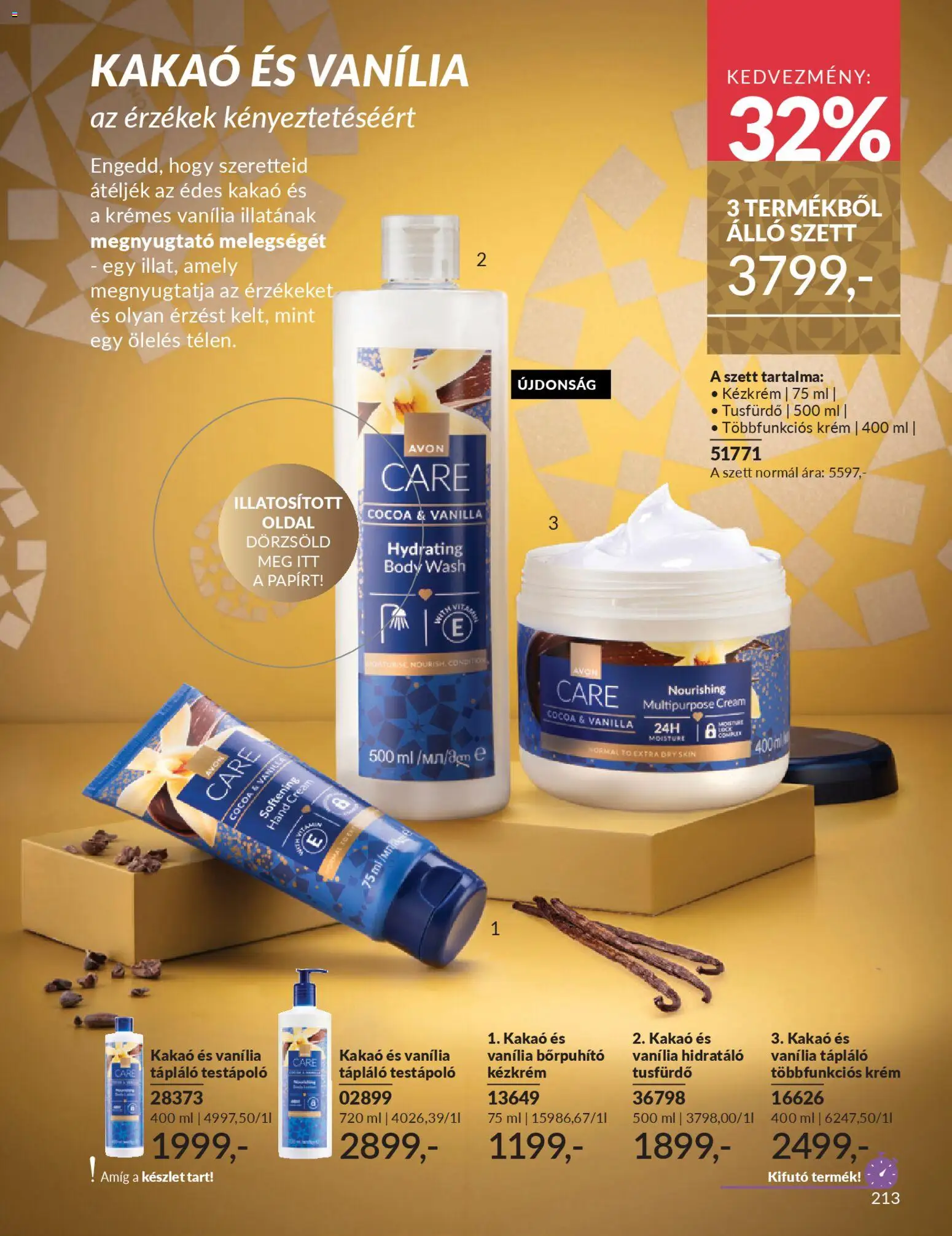 Avon akciós ujság - amely érvényes a következő dátumtól: 01.12.2025 | Oldal: 219