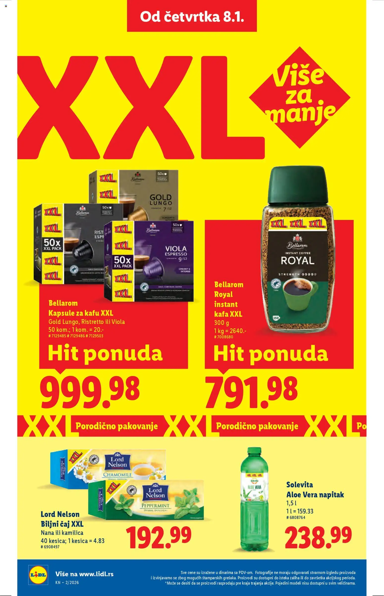 Lidl katalog - važi od 08.01.2026 | Strana: 42 | Proizvode: Kapsule, Instant kafa, Pakovanje, Kafa
