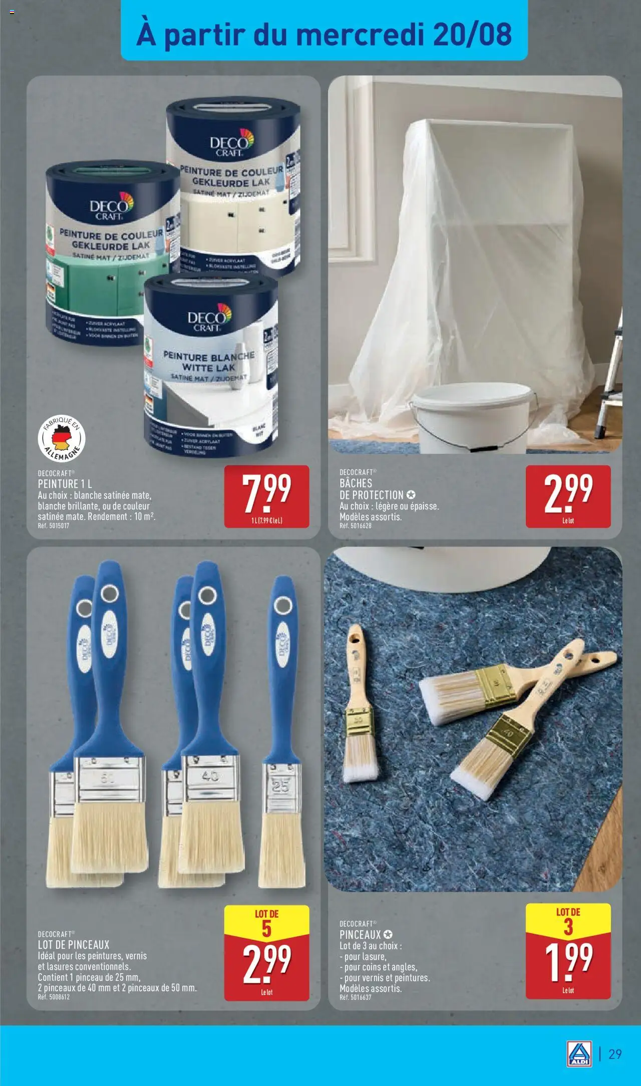  | Page: 31 | Produits: Peinture Blanche, Pinceau