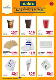 Pogląd oferty "Makro Gazetka - Huhtamaki" - ważna od 16.12.2025
