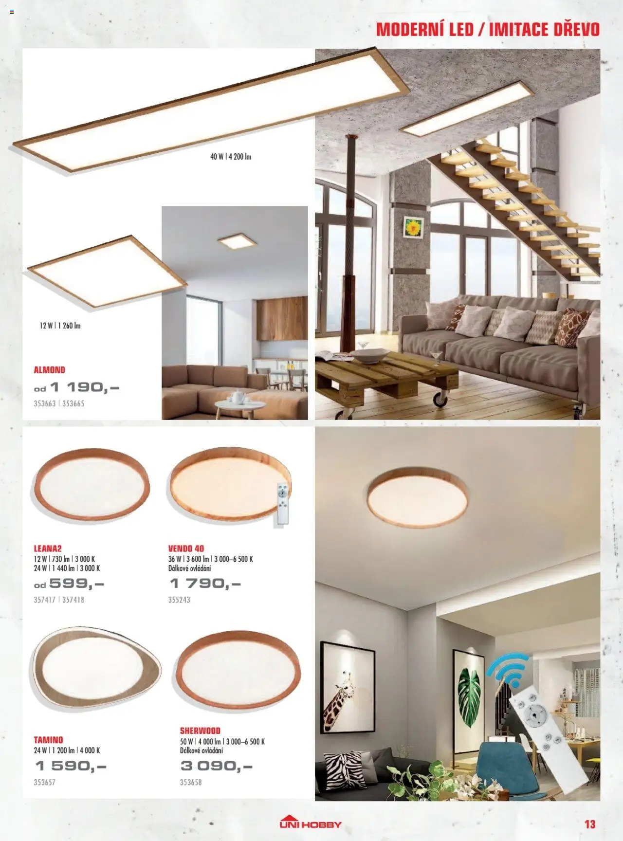 Uni Hobby katalog - Osvětlení od 03.10.2025 | Strana: 13 | Produkty: LED