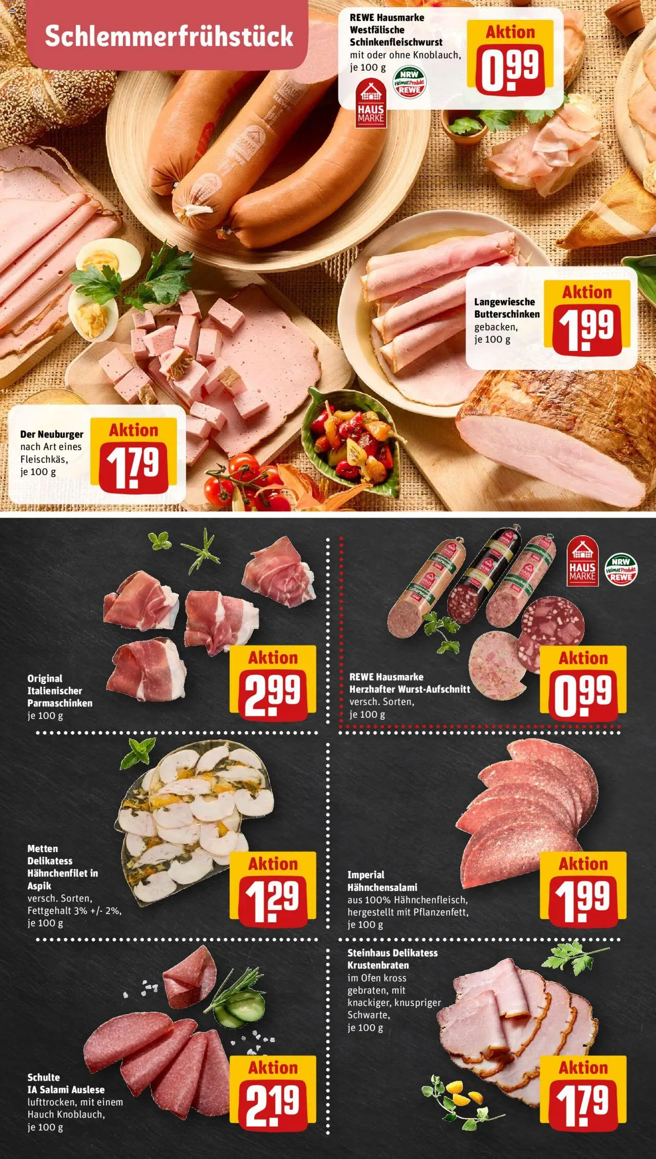 Rewe ihr Kaufpark Prospekt 	 - gültig ab dem 28.07.2025 | Seite: 8 | Produkte: Ofen, Krustenbraten, Salami