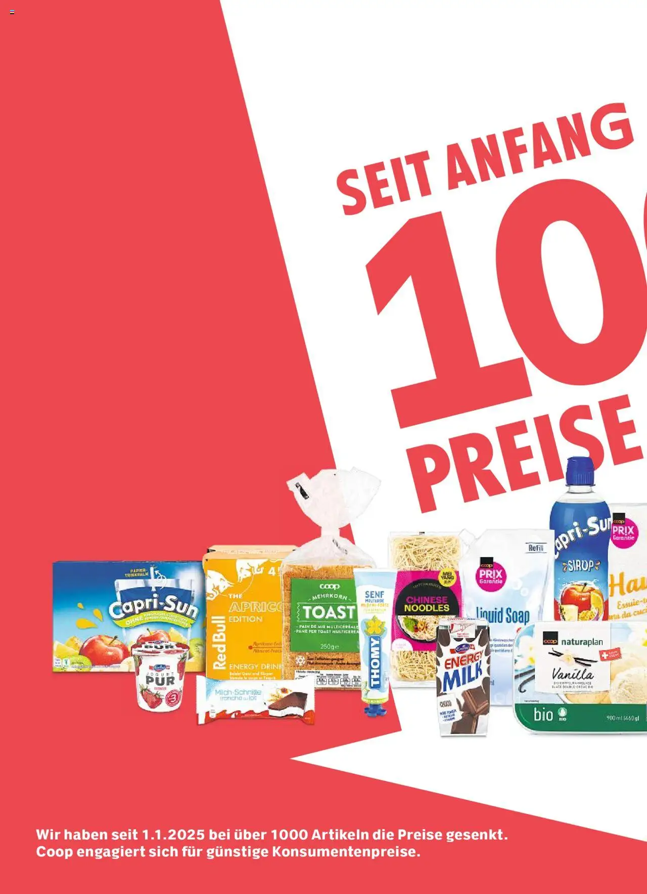 Coop Magazin ab 18.06.2025 | Seite: 2 | Produkte: Red bull, Pane, Glace