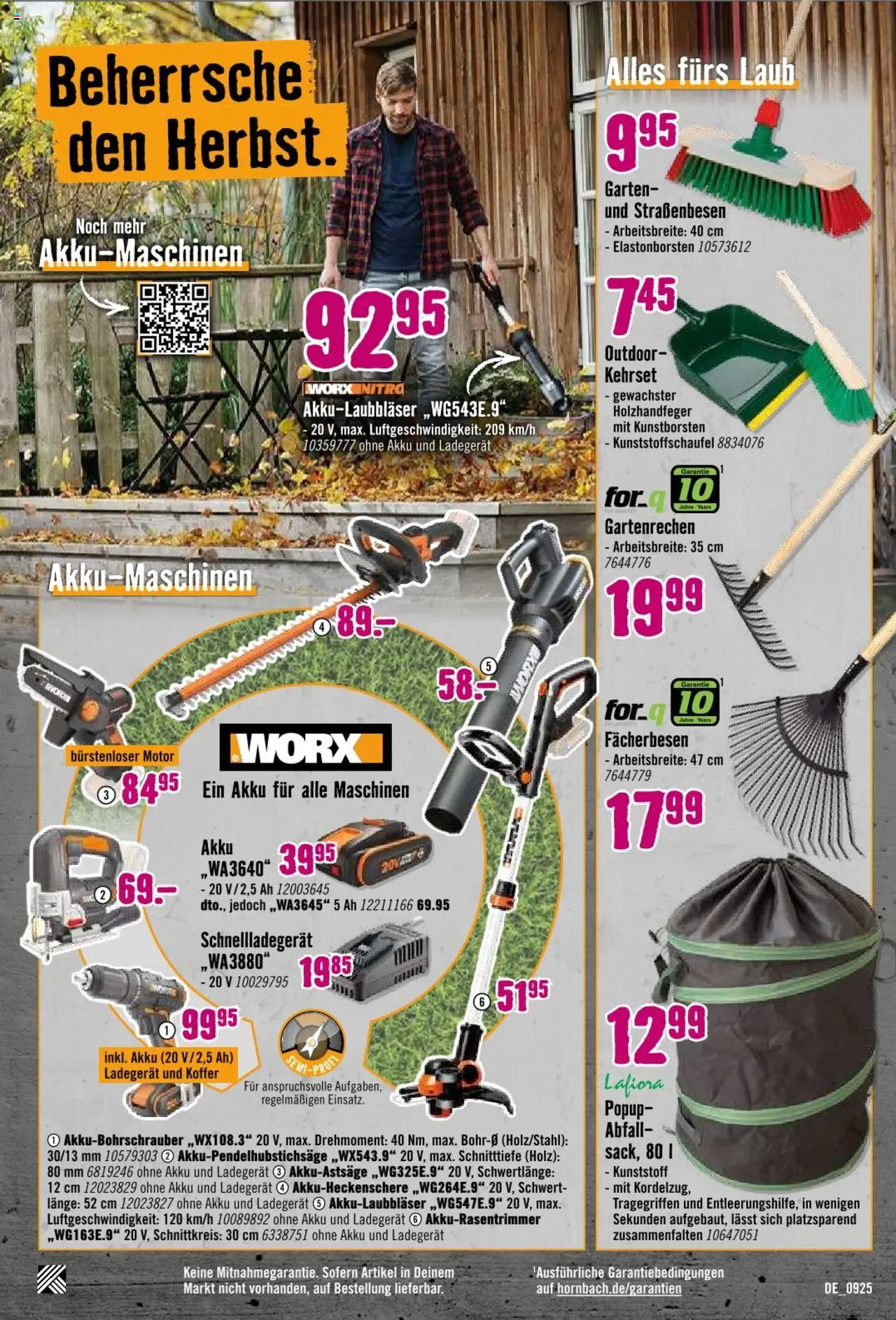 Hornbach Prospekt 	 – gültig ab 08.09.2025 | Seite: 17 | Produkte: Koffer, Ladegerät
