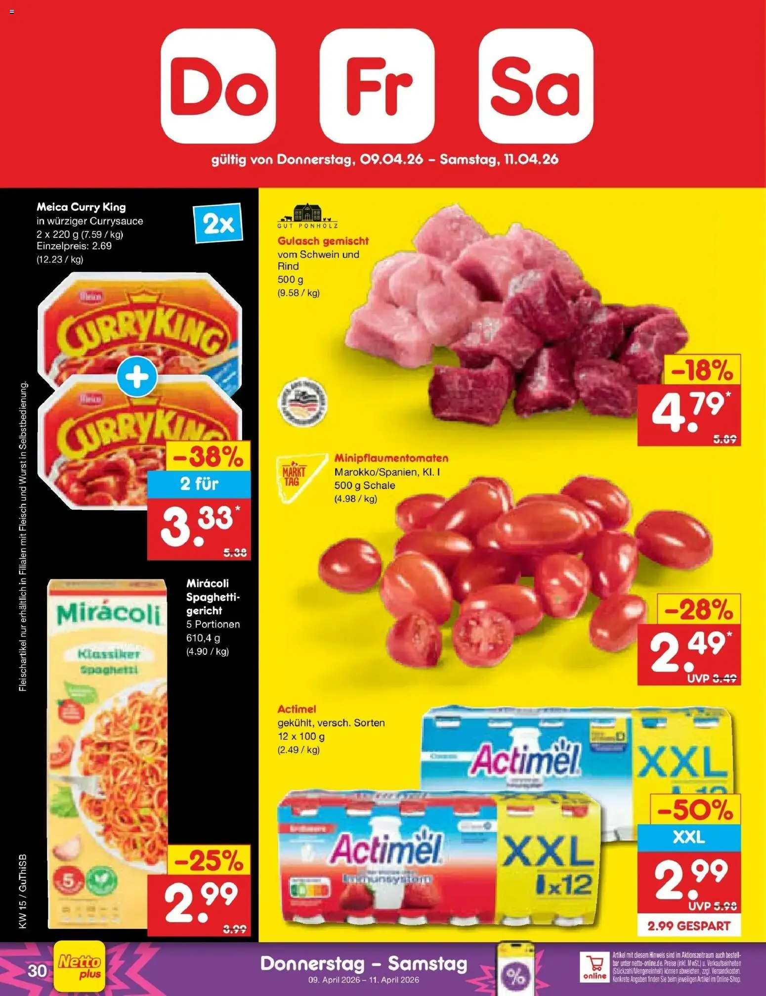 Netto Marken-Discount Prospekt Machern	 – gültig ab 05.04.2026 | Seite: 46 | Produkte: Meica, Gulasch, Wurst, Fleisch