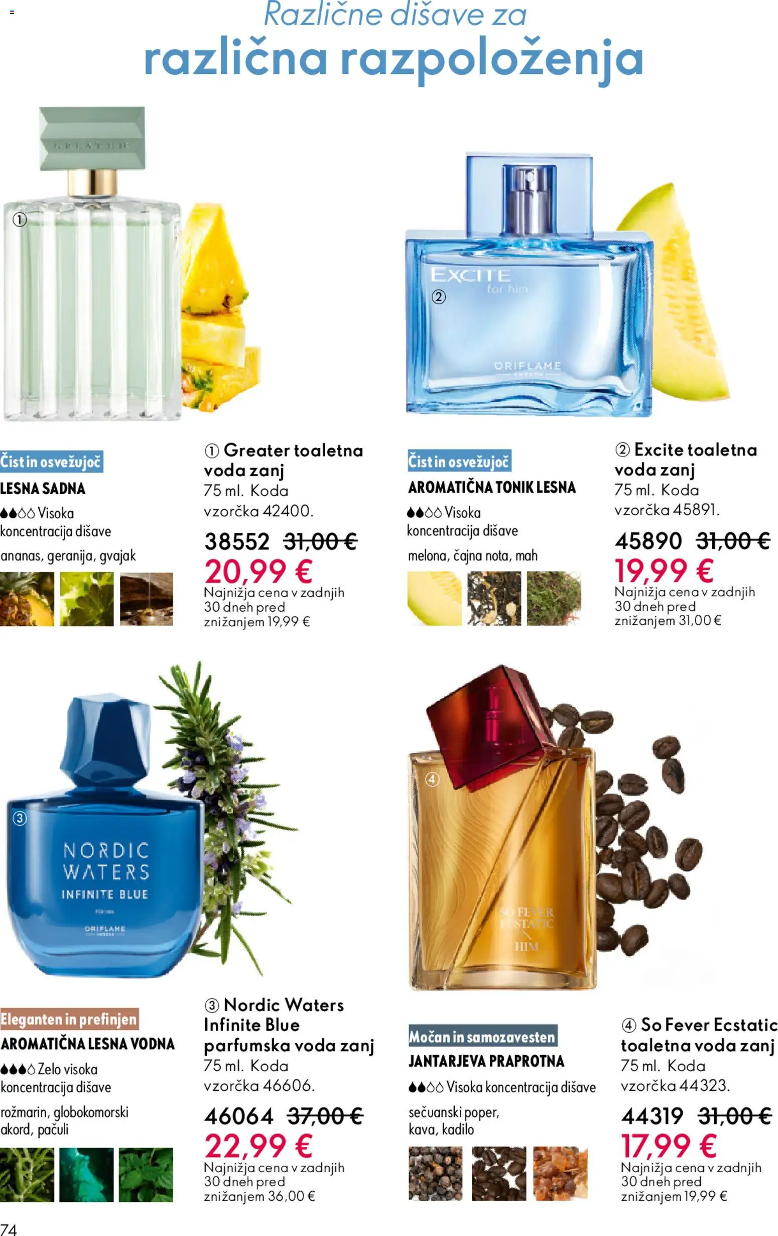 Novi Oriflame katalog ponudbe – veljaven od 01.04.2026 | Stran: 74